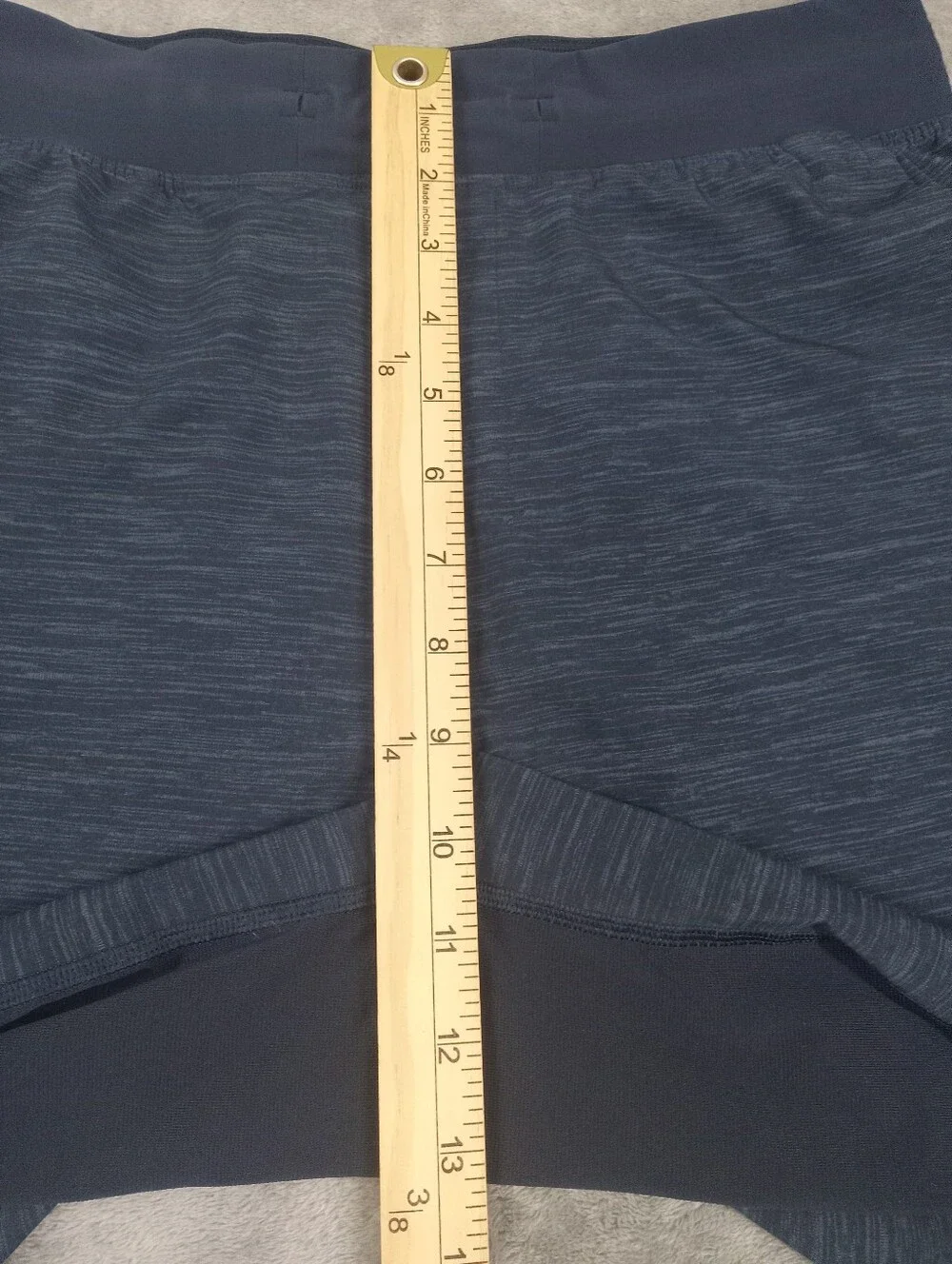 lululemon athletica Men's Performance Shorts in Dark Navy Heather Size Medium - Picture 9 of 14